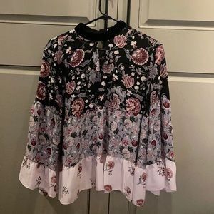 Loft floral blouse
